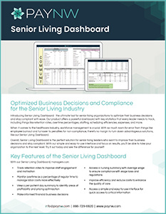 Senior Living Dashboard Overview Cover Image