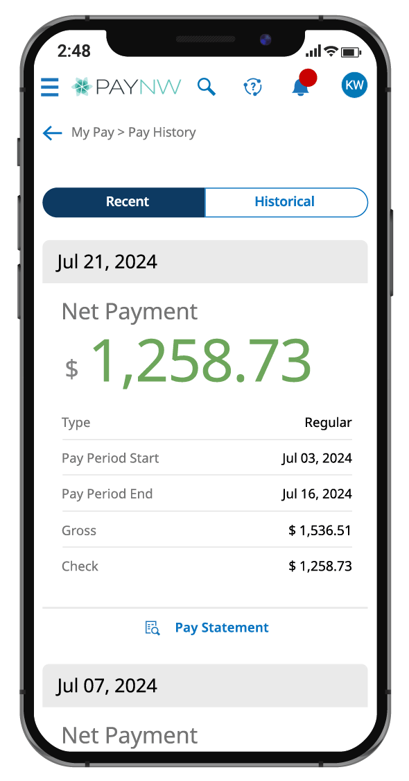PayNW - Payroll - Pay History (Use on White Background)